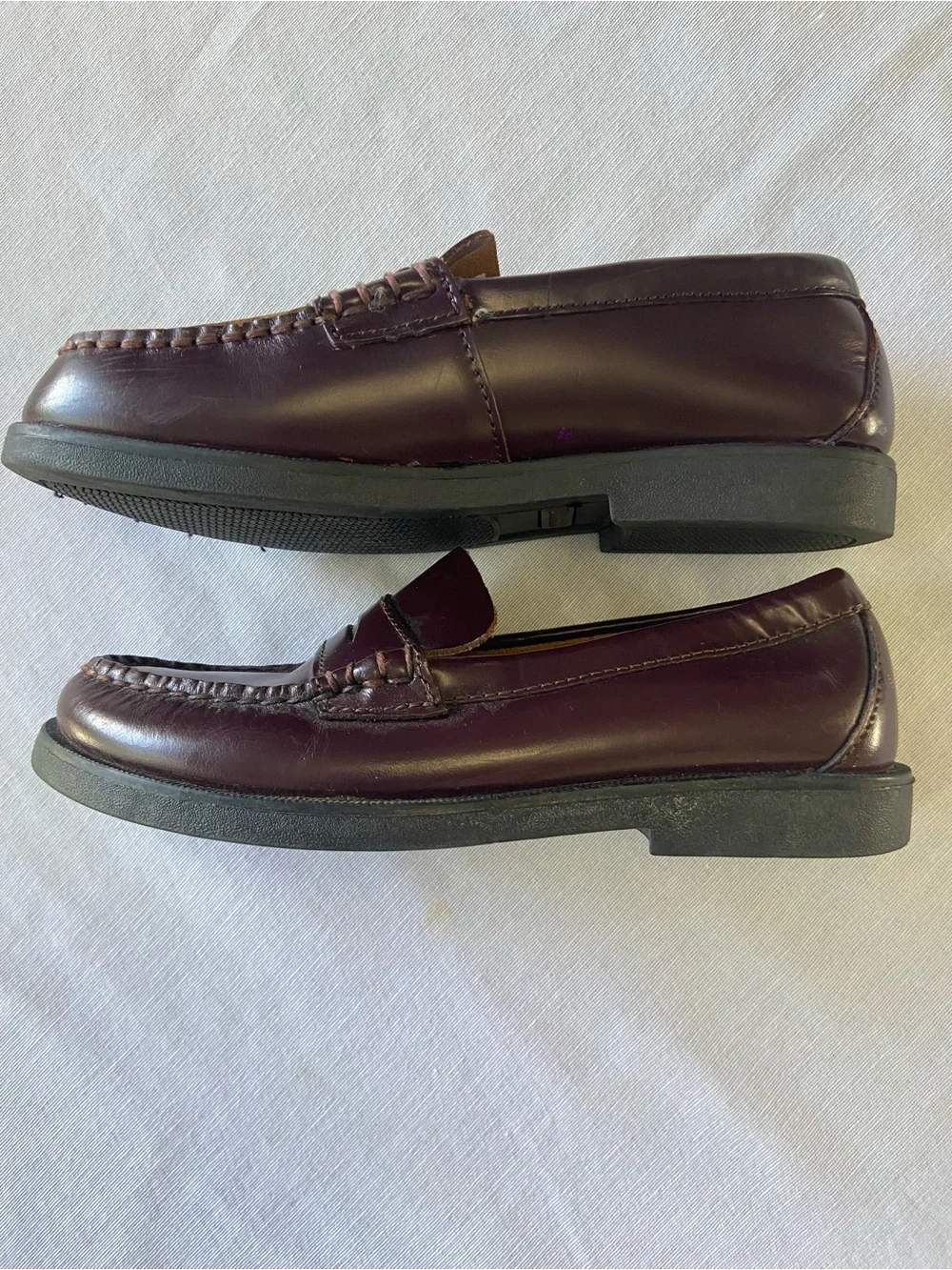 Sperry Boys Burgundy Top-Sider Penny Loafers